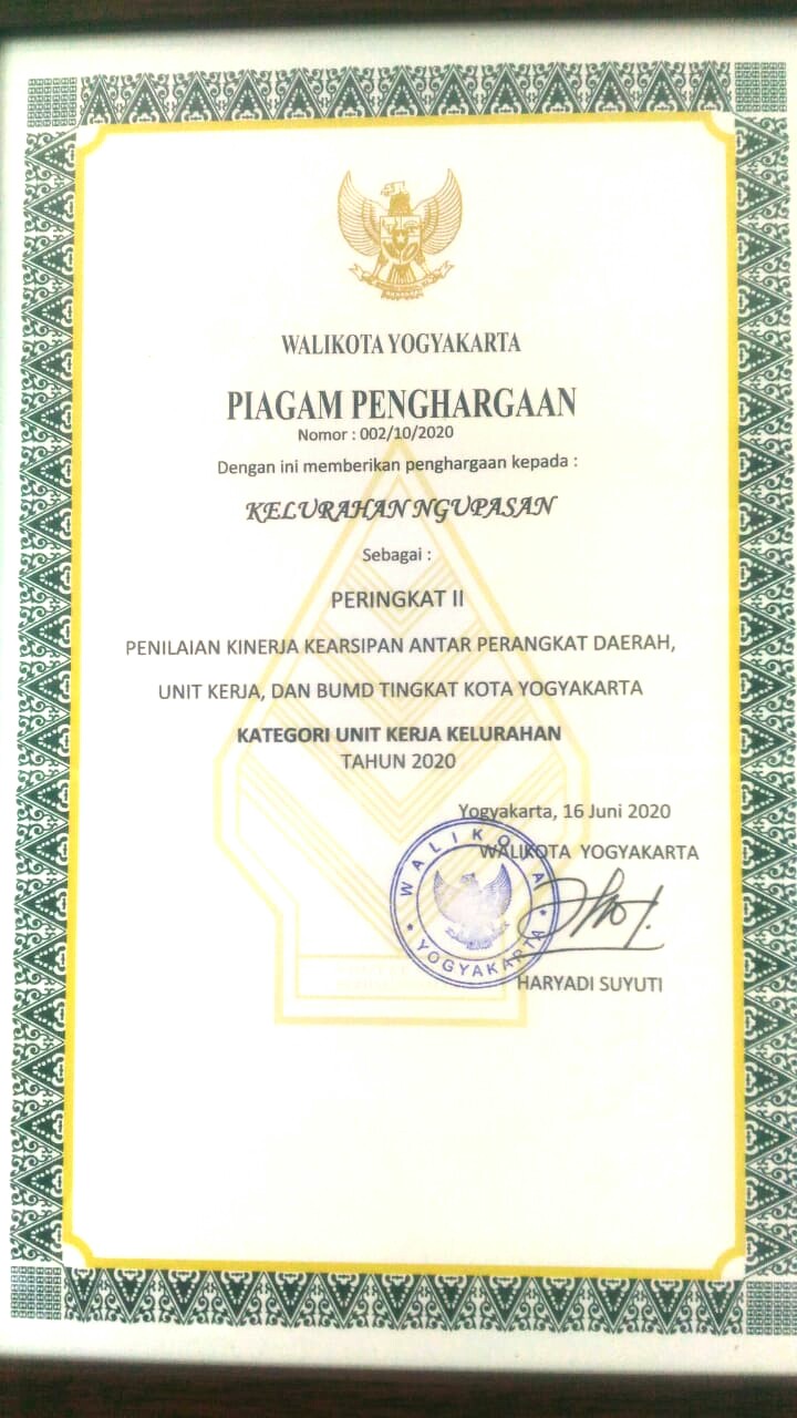 Reward Walikota Yogyakarta