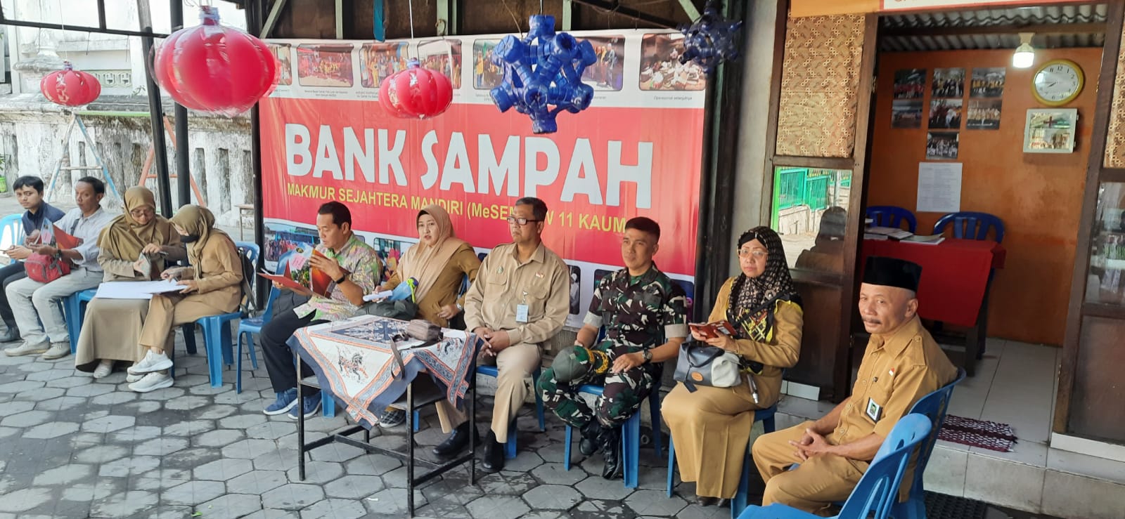 RW 11 NGUPASAN TERIMA KUNJUNGAN TIM VERFIKASI LOMBA PROKLIM TINGKAT KOTA YOGYAKARTA